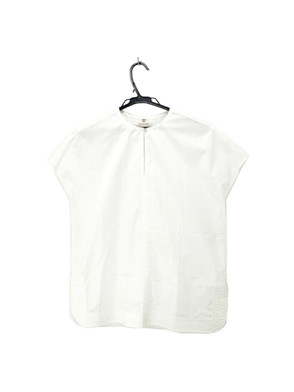 Hermes Meito Blouse White Horse Embro Cotton 34 - Picture 1 of 10
